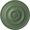 Ekena Millwork Floral Ceiling Medallion, Hand-Painted Athenian Green, 23 1/2"OD x 2 3/4"P CM23FLAGF - alternate 1